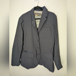 Eddie Bauer Blazer Mens Navy 42 Travex Voyager Jacket Sport Coat Gorpcore